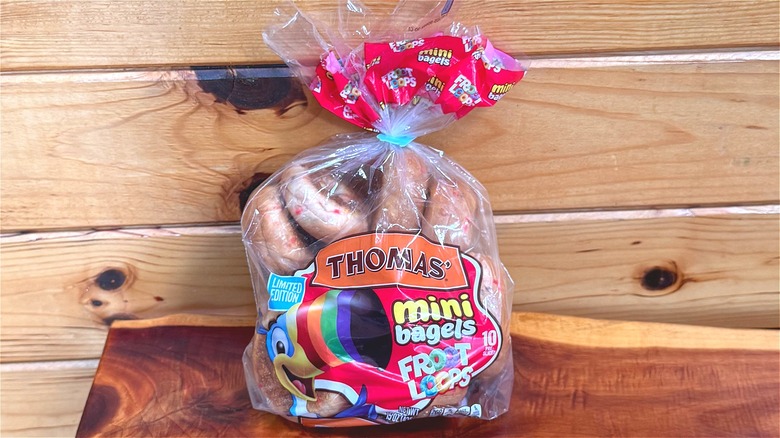 Thomas' Froot Loops Mini Bagels