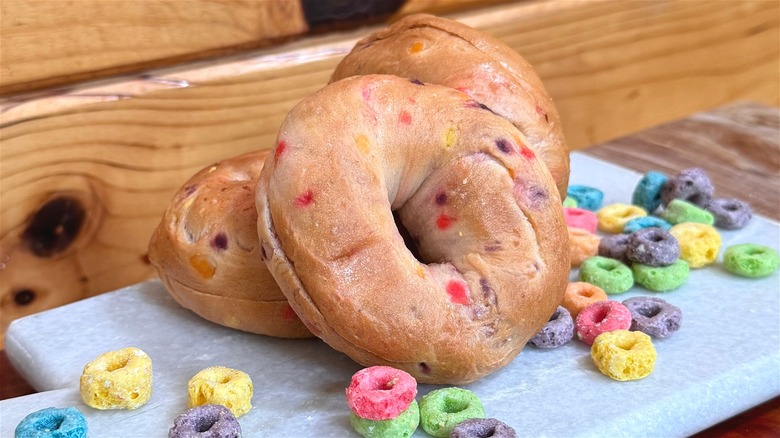 Thomas' Froot Loops Mini Bagels