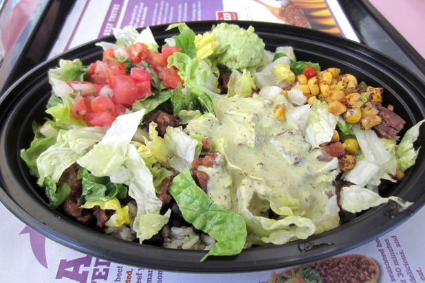 Signature Steak Burrito Bowl ($3.99) 