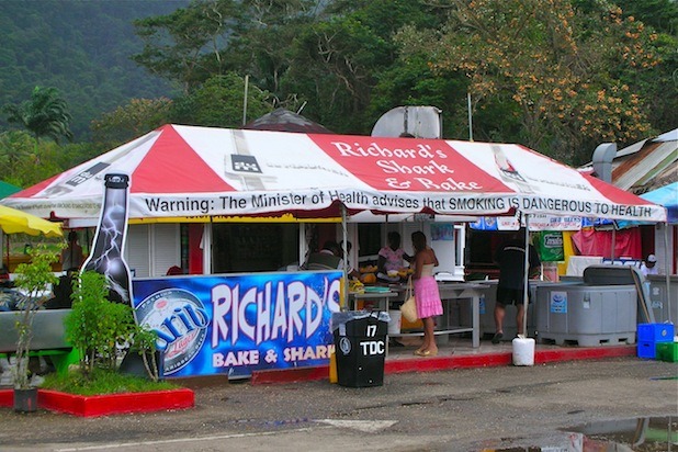 Richard's Bake & Shark, Maracas Bay.