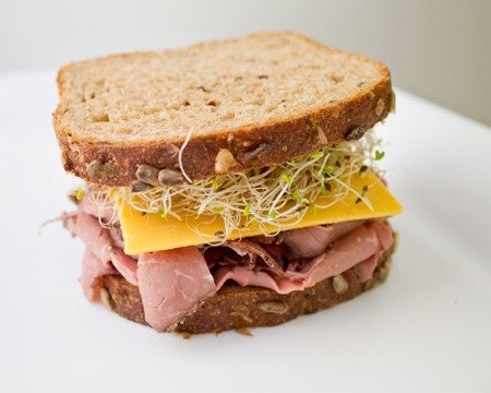 Roast Beef and Cheddar Sandwich