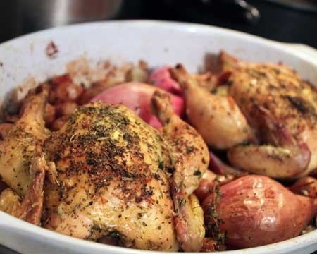 Roasted Cornish Game Hens