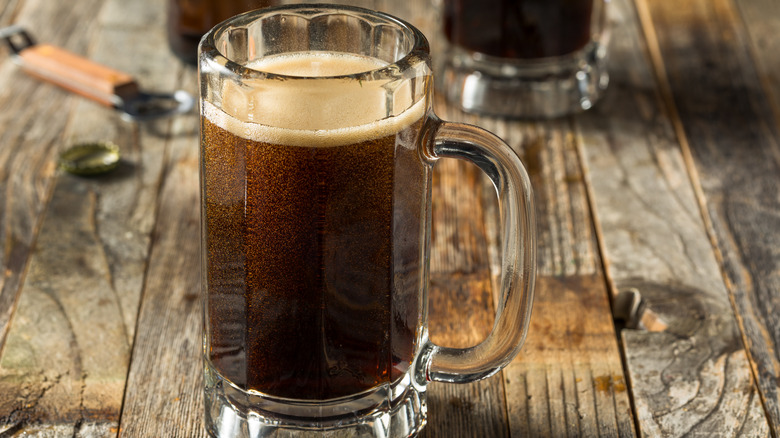 Mug of root beer