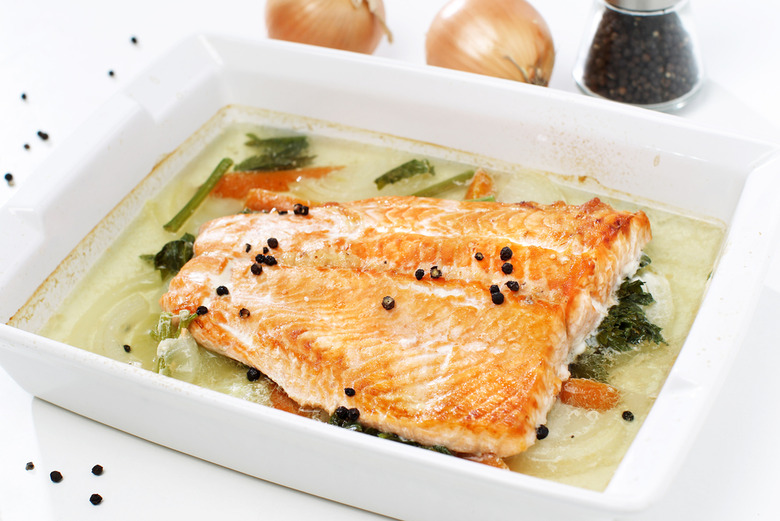 Juice-Box Poached Salmon