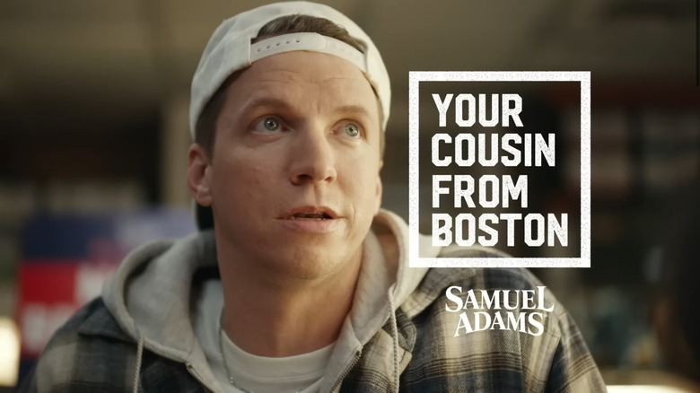 A screengrab from the Samuel Adams Superbowl commercial