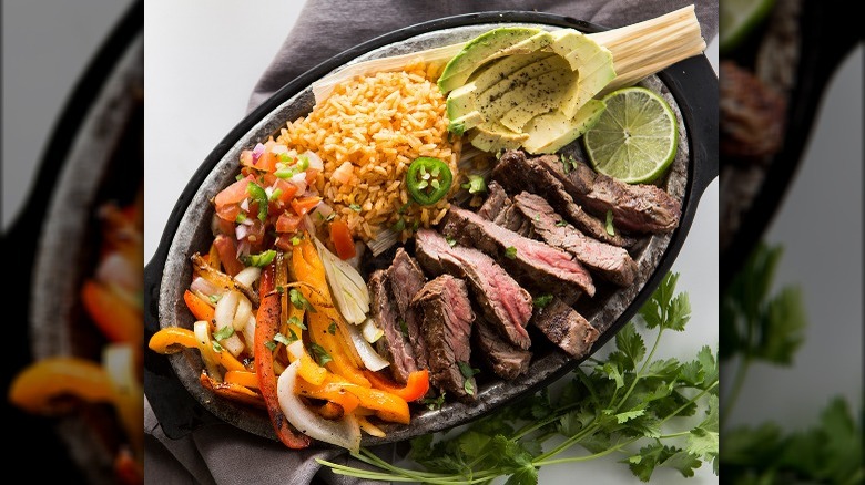 Iron Cactus steak fajitas