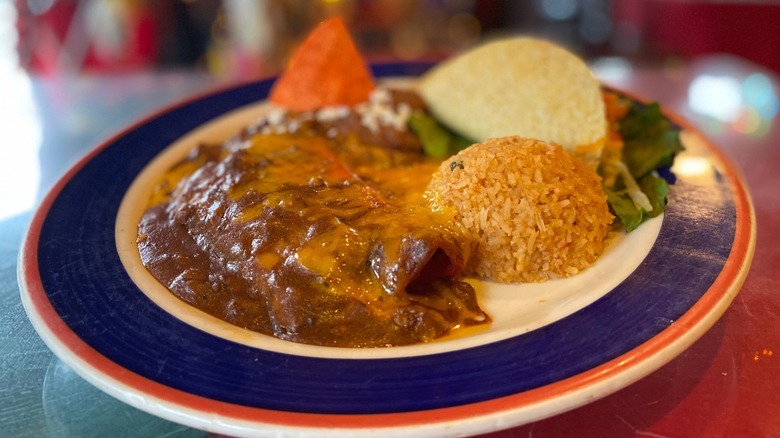 Mi Tierra restaurant enchilada