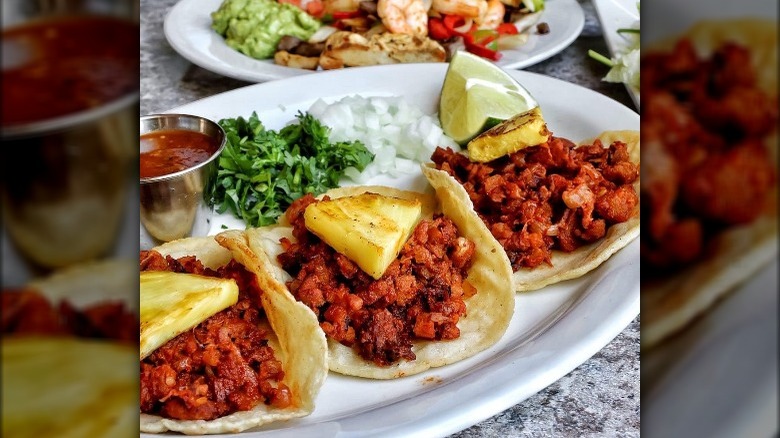 Paloma Blanca's al pastor tacos