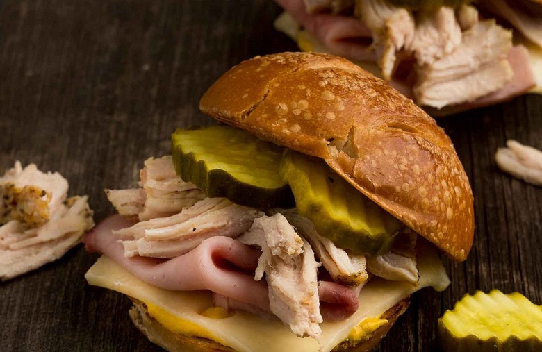 Turkey Cuban Slider Sandwich 