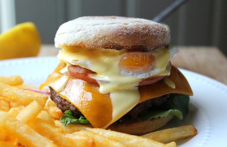 Eggs Benedict Burger