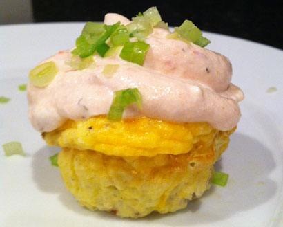 Sausage and Egg Cupcake