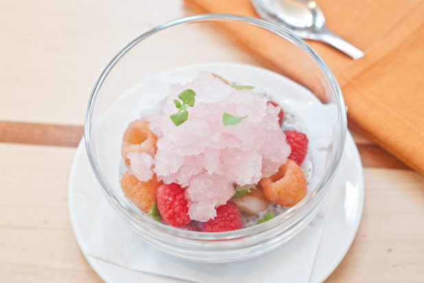 Raspberry and Lychee Fruit Salad