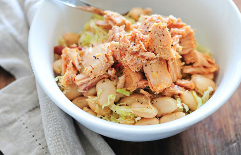 Butter Bean, Tuna, and Celery Salad