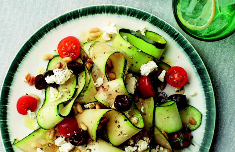 Photogenic Shaved Zucchini Salad (Made for Instagram)