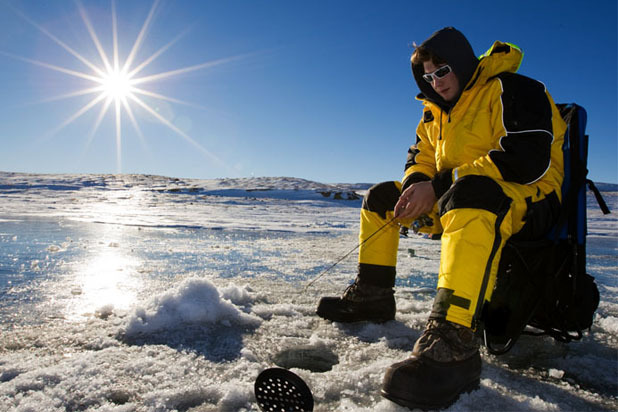 Ice Fishing in the North