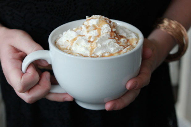 Pumpkin Hot Toddy with Melted Ice Cream