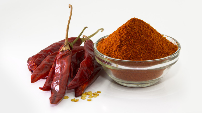 ground and dried chili powder