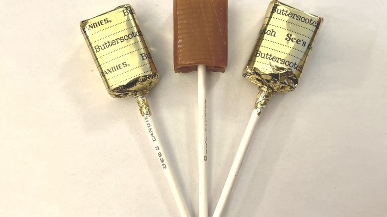 see's Butterscotch lollypops