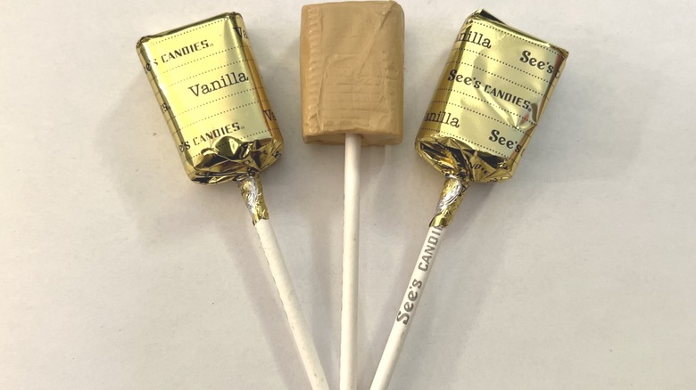 See's Vanilla lollypops