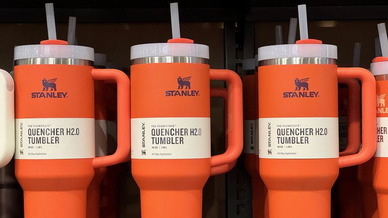 Orange quencher tumblers