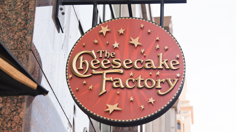 The Cheesecake Factory sign