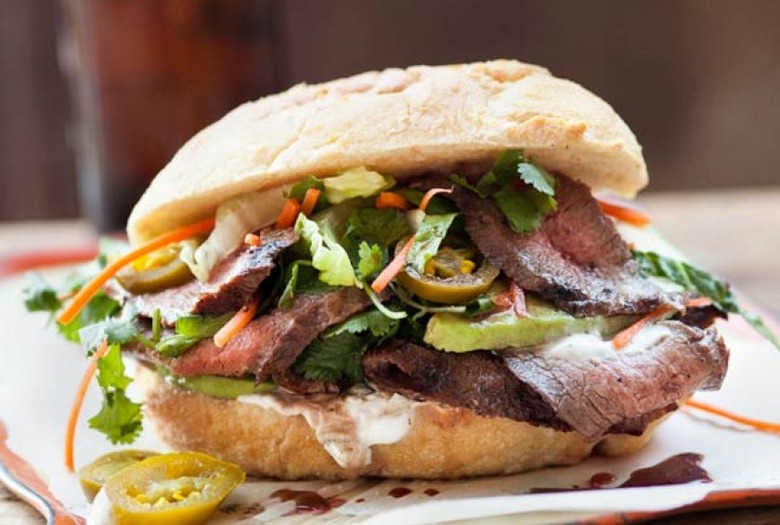 Grilled Flat Iron Tortas