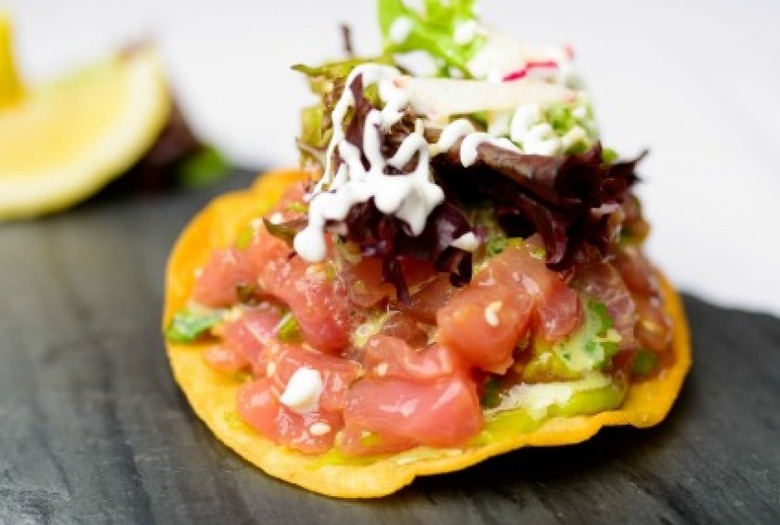 Roadside Ahi Tuna Tostada