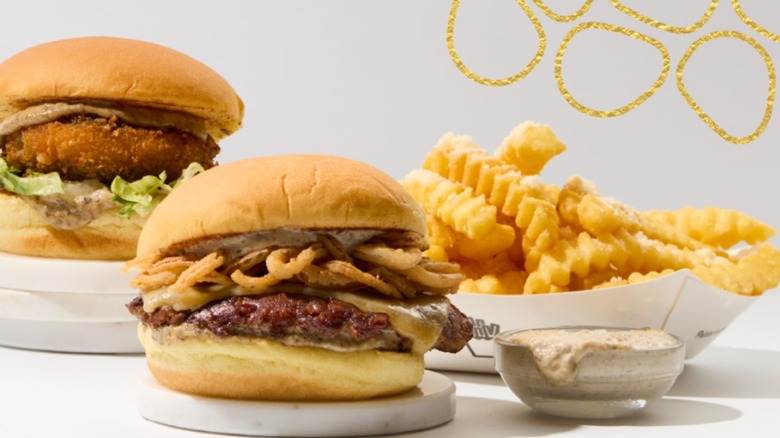 Shake Shack burgers and fries