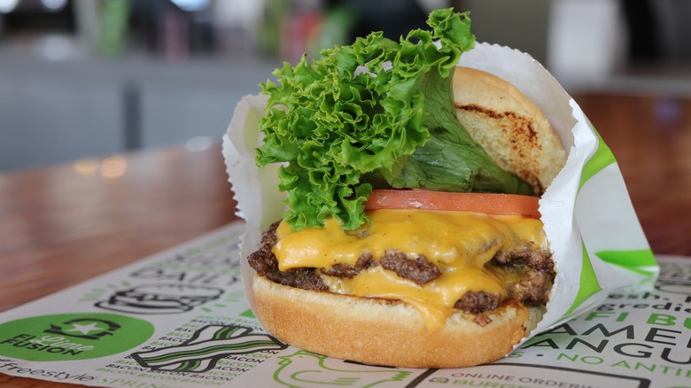 BurgerFi cheeseburger