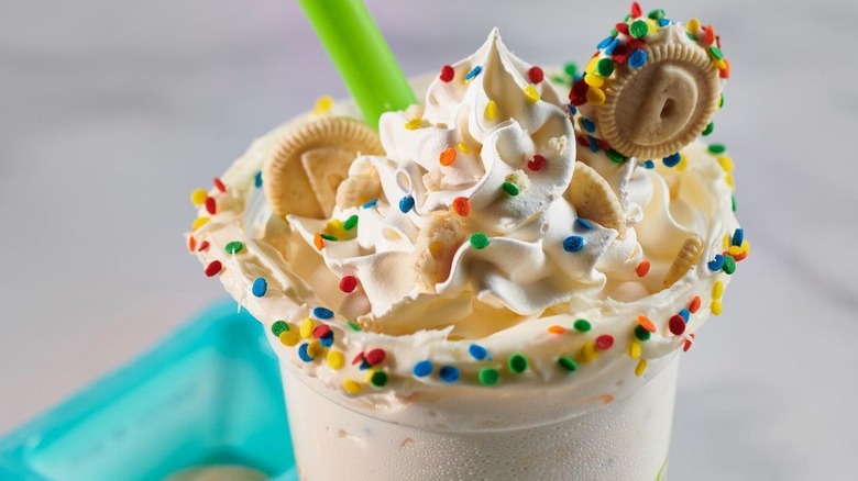 Dunkaroo Shake with sprinkles