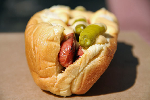 Cheese Dog with Peppers