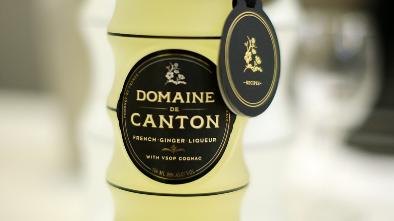 Bottle of Domaine De Canton ginger liqueur