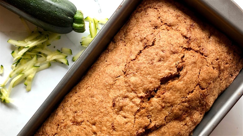 Should You Peel Zucchini Before Adding It To Cake Batter?