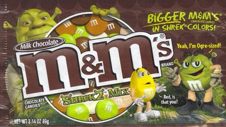 Bag of Shrek 2 M&M's