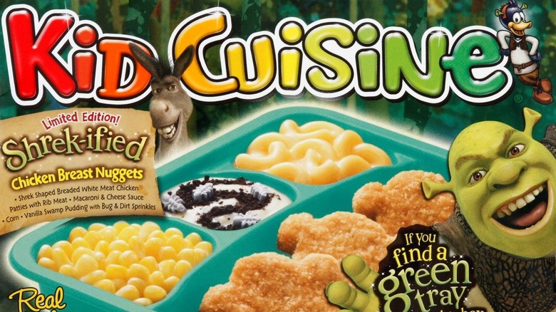 Kid Cuisine box featuring Shrek