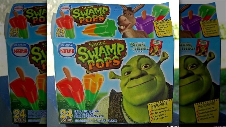 Box of Shrek Swamp Pops