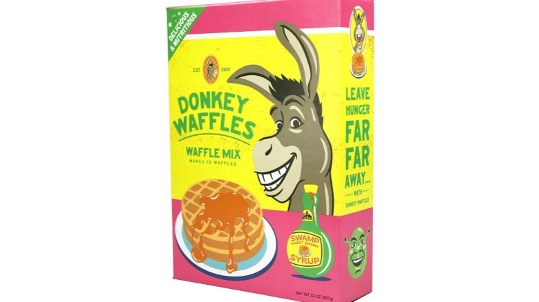 Box of Donkey Waffle Mix