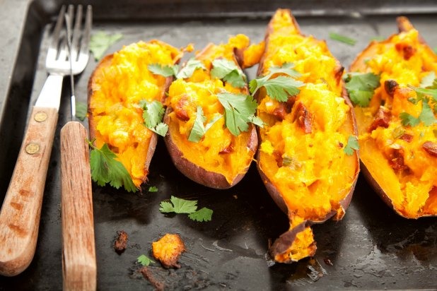 Loaded Sweet Potatoes