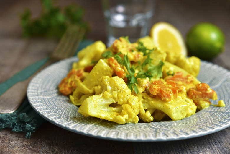 Curried Cauliflower and Carrots