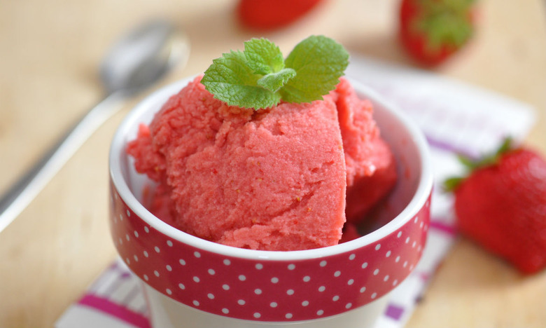 Strawberry Sorbet