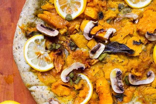 Vegan Pumpkin Pizza