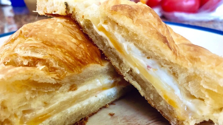 Grilled cheese croissant