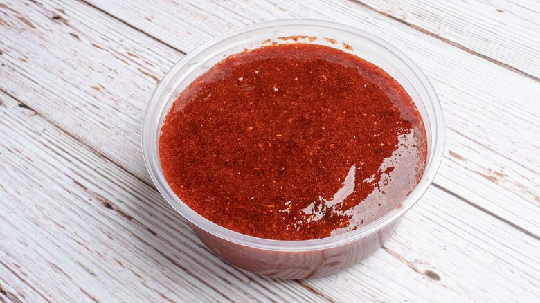 Close up of Tajín spice