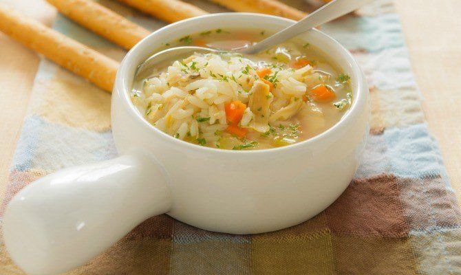 Slow Cooker Lemon Chicken and Rice Soup