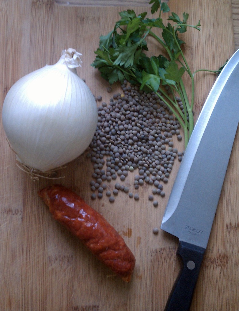 Slow-Cooker Spanish Lentil and Chorizo Stew