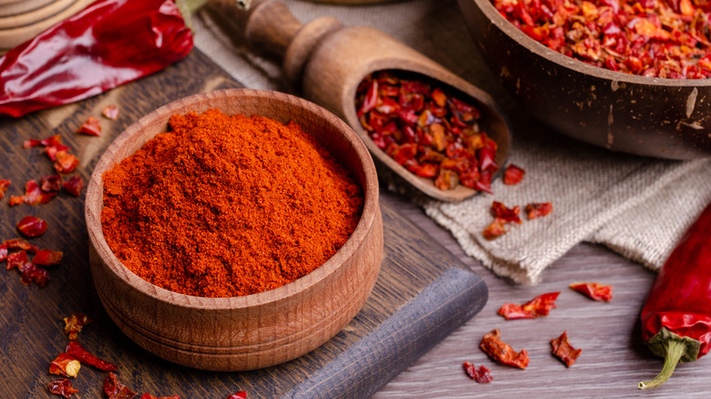 Smoked paprika in a bowl