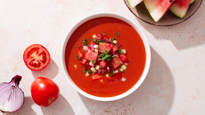 watermelon gazpacho soup