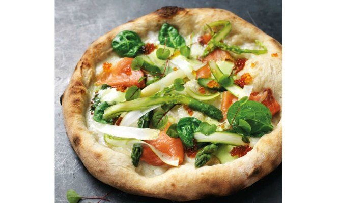 Smokin' Salmon Pizza