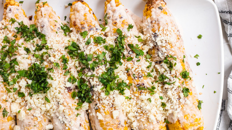 smoky grilled mexican street corn
