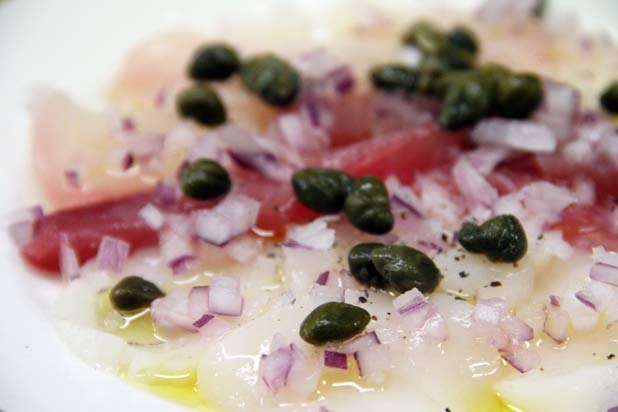 Swan Oyster Bar Crudo in San Francisco